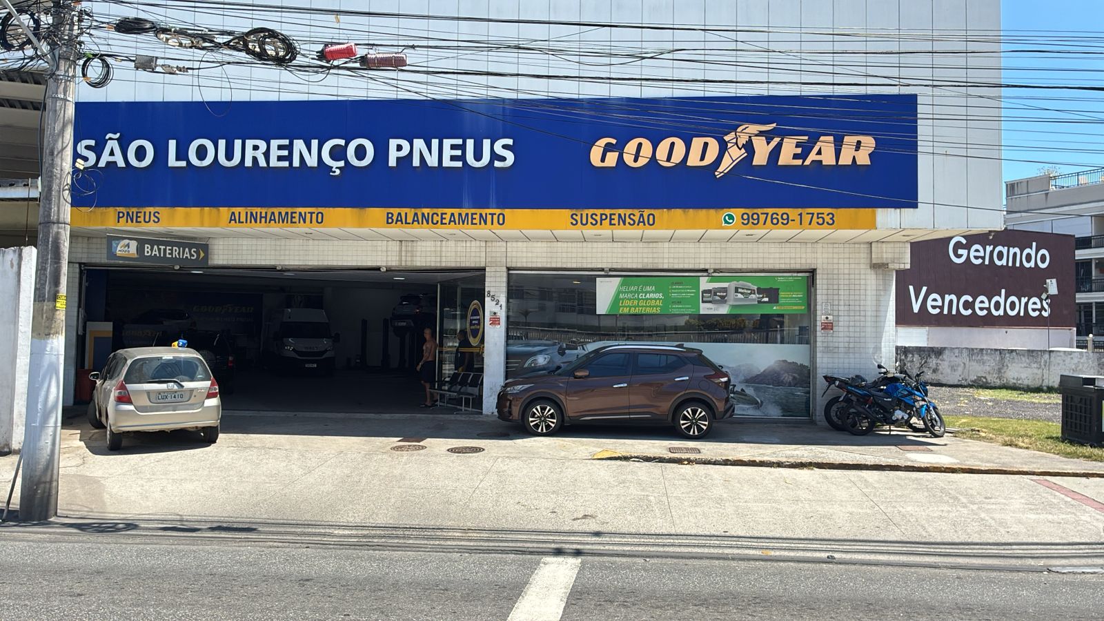 Fachada São Lourenço Pneus em 